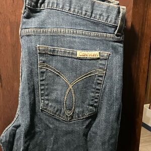 Calvin Klein Indigo Denim with Logo Accent